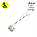 LED Module CUS 0620-250-930-120-S1, 120V 0.6W 3000K(Warm White), lightsandparts