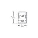 Type 20 Narrow Profile Linear Aluminum Channel for LED Strips 3Meters(9.8ft)