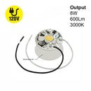 1.5 inch Round Disc ZEGA LED Module DIS 01-008W-930-120-S1-Z4A, 120V 8W 3000K(Warm White), lightsandparts