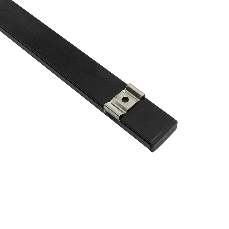 Type 141 Black, Linear Architectural Light Fixture Profile, 3Meters (118inches)
