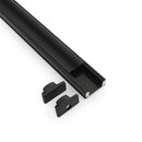 Type 141 Black, Linear Architectural Light Fixture Profile, 3Meters (118inches)