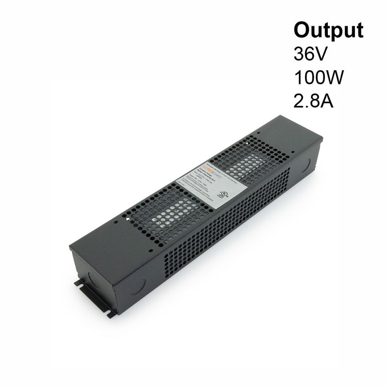 OTM-W100-36F 0-10V Dimming Constant Voltage LED Driver 36V 100W, lightsandparts