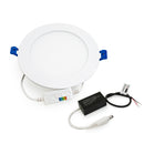 6 inch Round Ultrathin Recessed Ceiling Flat Panel  Light LED-6-S12W-1224V-5CCTWH, 12V~36V 12W 5CCT
