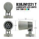 B3BJM1221T, Landscape LED Lights, 24V 60W RGBW