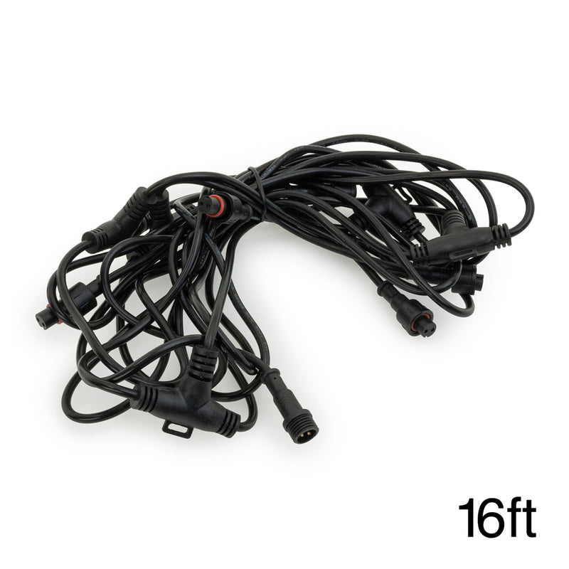 Extension 6 Output 6 outputs waterproof T Connector Extension (1 male, 6 Female) for Path