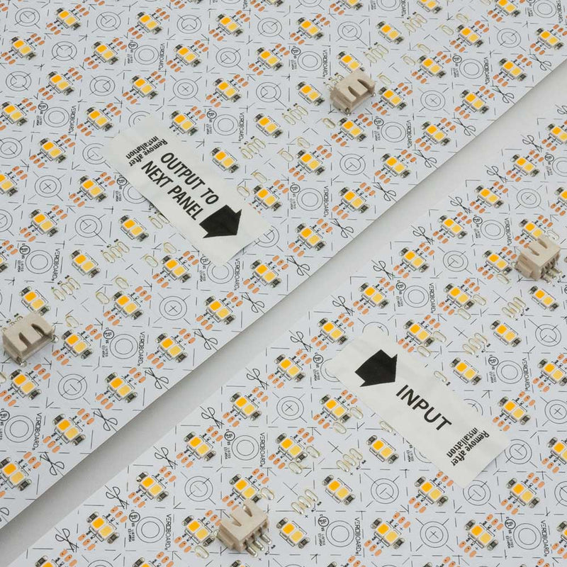 Flexible LED Light Sheet for behind Stone and Glass, 24V 46W CCT(2.7K-6.5K) - lightsandparts
