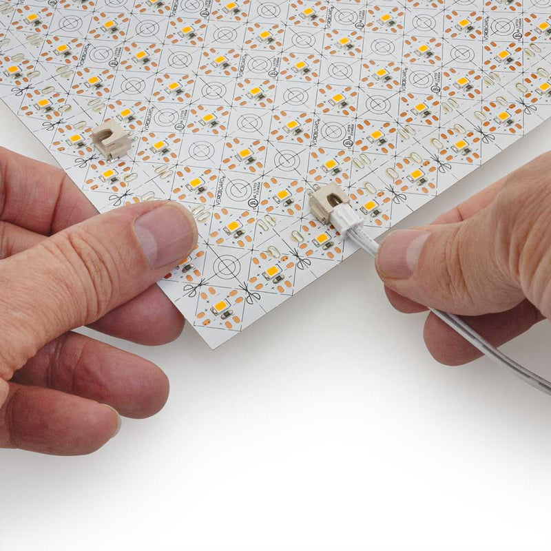 Flexible LED Backlighting Sheet for behind Stone and Glass, 24V 24W 3000K (Warm White), lightsandparts