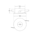 VBD-MTR-80W Recessed LED Light Fixture, 2.5 inch White, lightsandparts