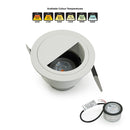 VBD-MTR-82W Recessed LED Light Fixture, 2.5 inch White , lightsandparts