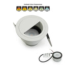 VBD-MTR-82W Recessed LED Light Fixture, 2.5 inch White , lightsandparts