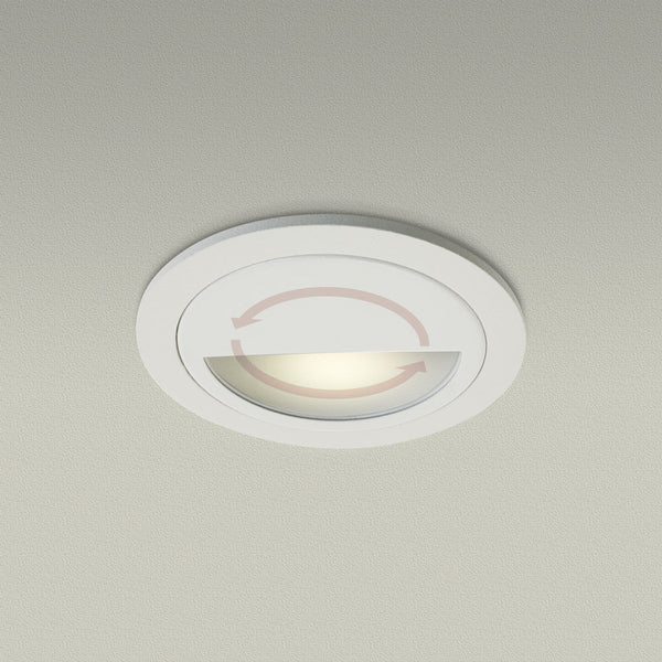 VBD-MTR-82W Recessed LED Light Fixture, 2.5 inch White