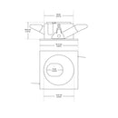 VBD-MTR-83W Recessed LED Light Fixture, 2.5 inch White, lightsandparts
