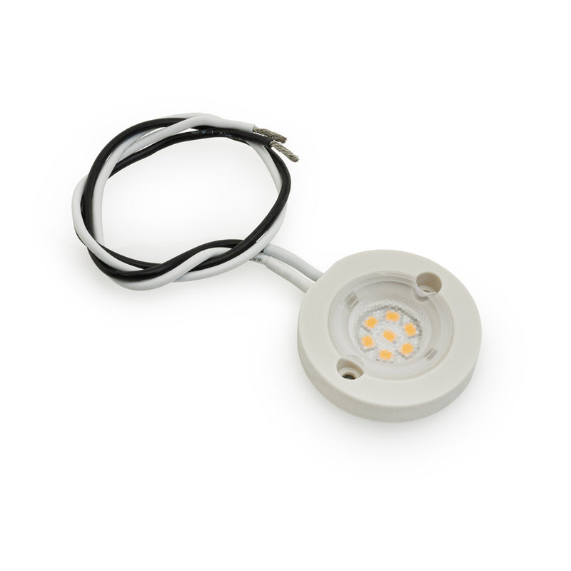 1.5 inch Round Disc ZEGA LED Module P01-600-930-120-S1-18S300, 120V 7W 3000K(Warm White), lightsandparts