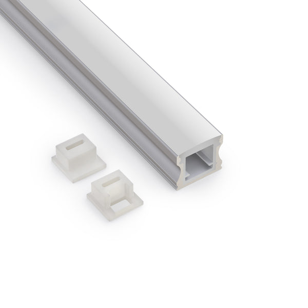 Type 12W, Waterproof Deep Surface Mount Aluminum Extrusion for LED Strips VBD-CH-S4WP, 2.4Meters (94.4inches), lightsandparts