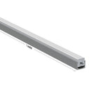 White Silicon Flexible LED Neon channel N1010-SF-W, 5m (16.4ft) max, lightsandparts