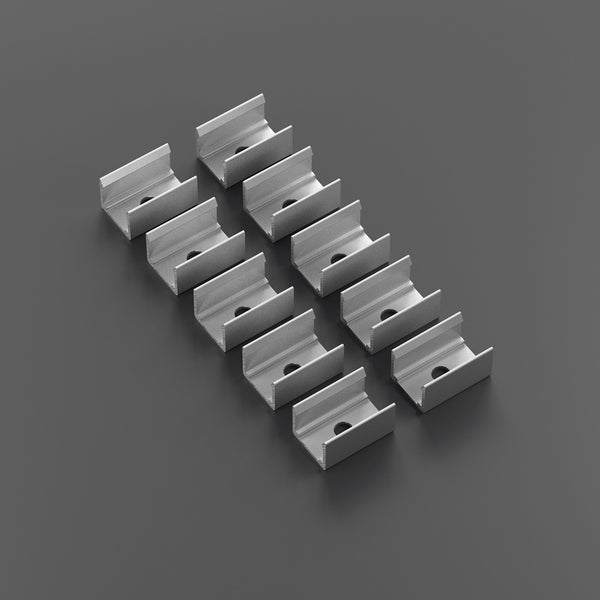 Neon LED Channel Mounting Clips VBD-CLN1010-MC (Pack of 10)