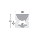 White Silicone Flexible LED Neon channel N1010-SF-W, 10m (32.8ft) max SURFACE Mount