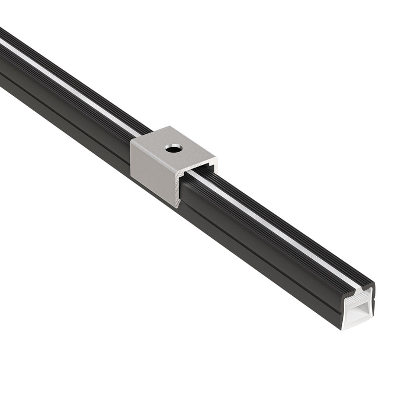 Black Silicon Flexible LED Neon channel VBD-N1212-SF-B, 5m (16.4ft) max, lightsandparts