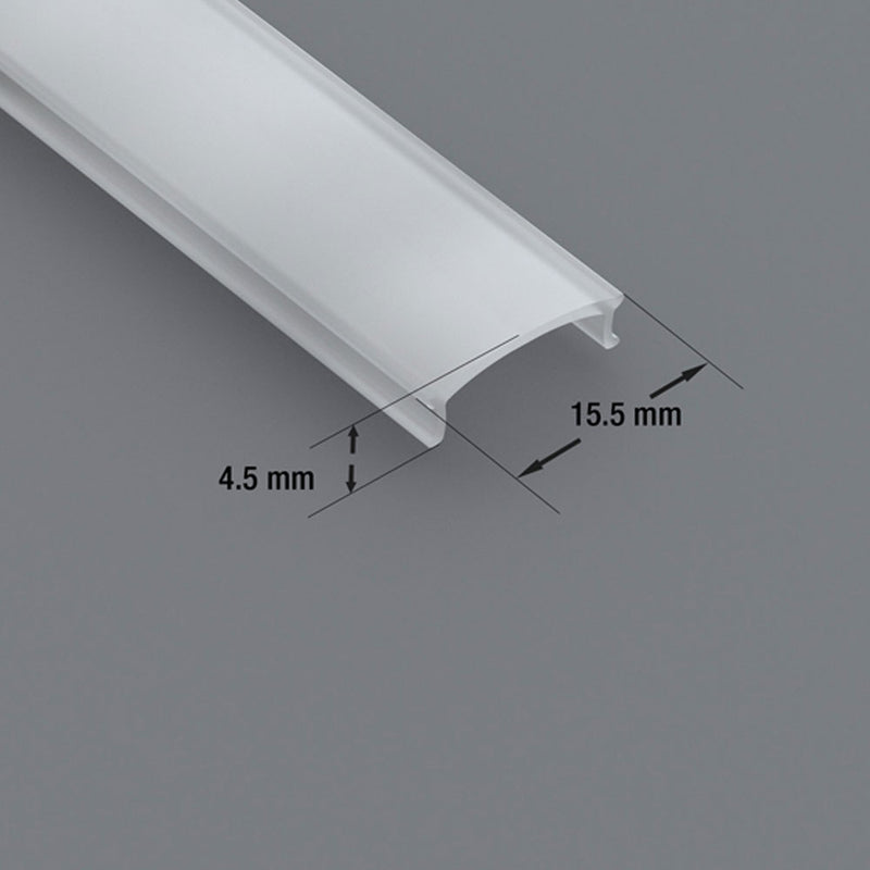 PC White Frosted Cover for Type 12 and Type 13 LED Channels, 3meter 118inches