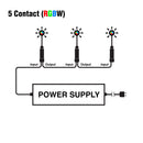 Outdoor Waterproof RGBW Connector Y Type, gekpower