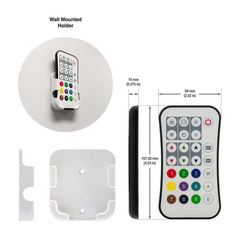 Ultrathin R9 RGB/RGBW SPI RF wireless Remote Controller, LIGHTSANDPARTS