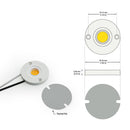 CBAC-042-36185-120V-2700K COB Paragon LED Module with H48185 LED Holder, 120V 11W 2700K(Soft White), lightsandparts