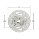 TR12016-T Round 4.7in 120mm 3000K 16WATT LED Module 120V 1300LM, lightsandparts
