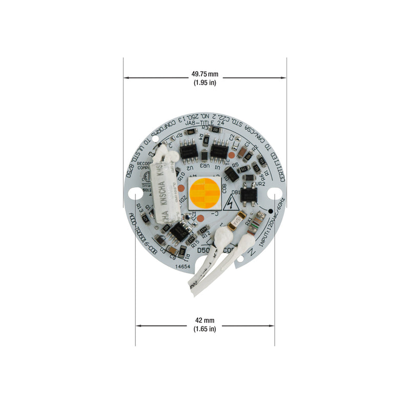 2 inch Round Disc LED Module TR05016-COB, 120V 16W 5CCT(2.7K, 3K, 3.5K, 4K, 5K), lightsandparts