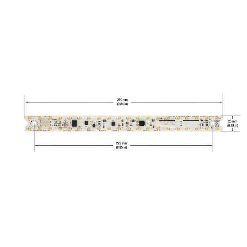 9.8 inch Linear LED Module TL25020, 120V 20W 3000K(Warm White), Lightsandparts