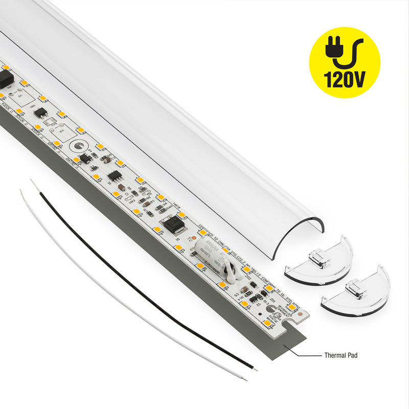 11 inch Linear LED Module TL28020, 120V 20W 3000K(Warm White), lightsandparts