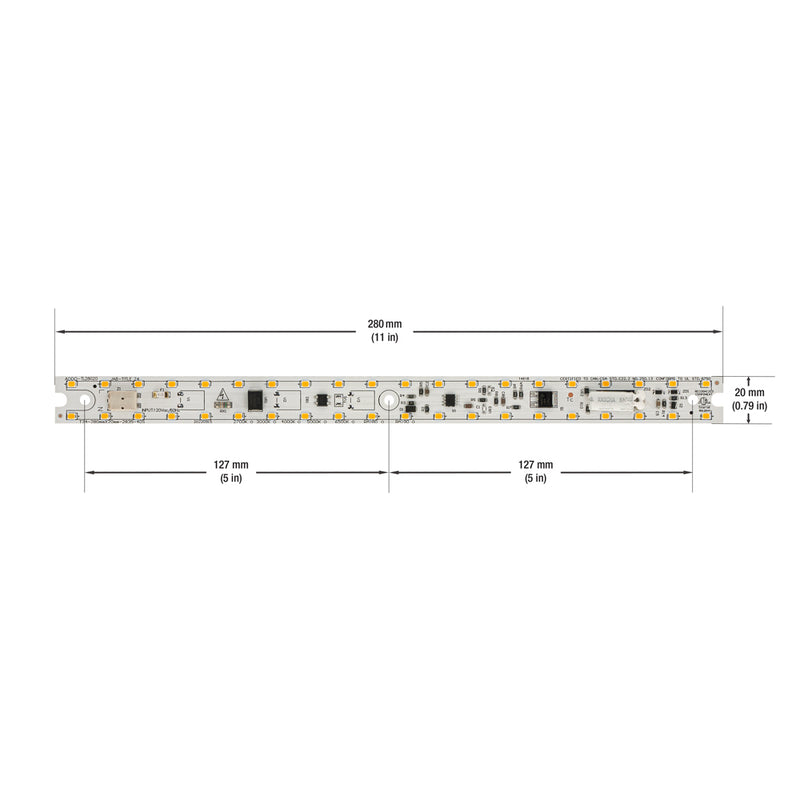11 inch Linear LED Module TL28020, 120V 20W 3000K(Warm White), lightsandparts