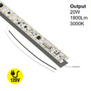 11 inch Linear LED Module TL28020, 120V 20W 3000K(Warm White)