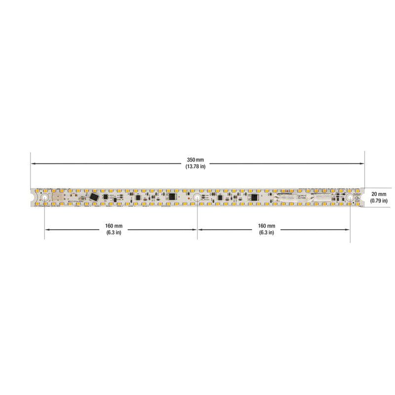 13.8 inch Linear LED Module TL35040, 120V 40W 3000K(Warm White)