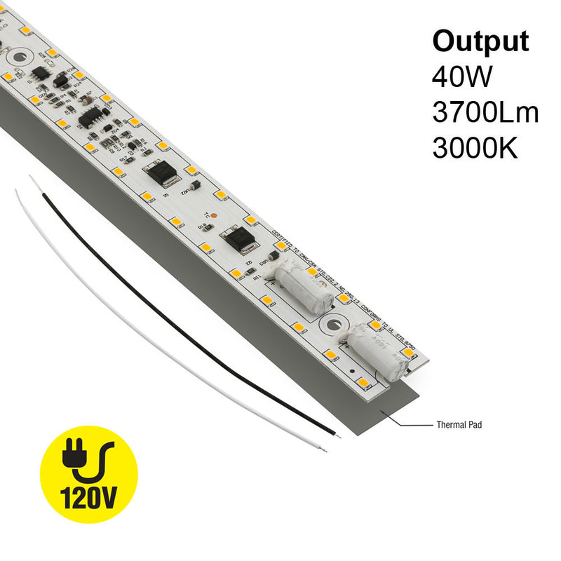 22 inch Linear LED Module TL56025, 120V 40W 3000K(Warm White)