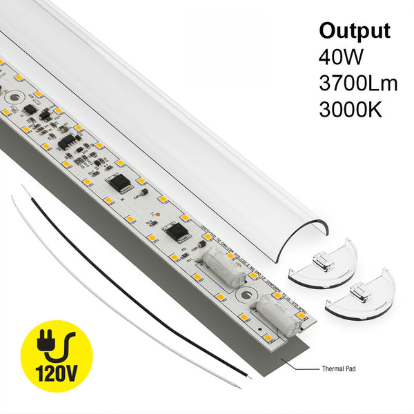 22 inch Linear LED Module TL56025, 120V 40W 3000K(Warm White), lightsandparts