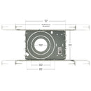 MP-UNV-346 New Construction Universal Mounting Plate for 3, 4, 6 inches with 2 hanger bar, lights