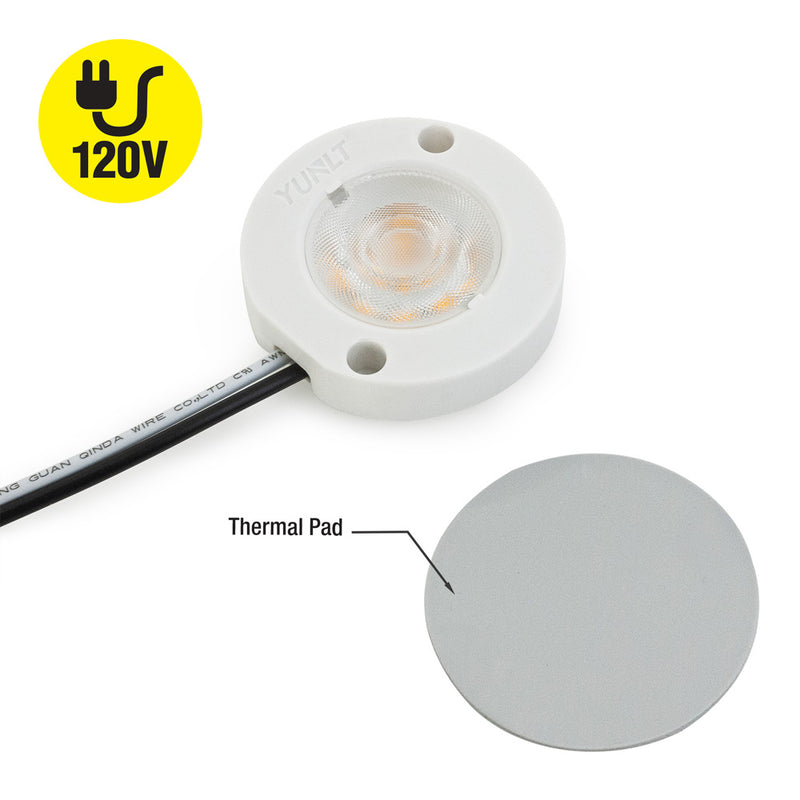 PCK 03-008-930-120-S1 YUNLT LED Module, 120V 8W 3000K (Warm White), lightsandparts