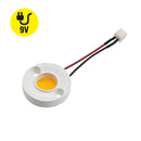 8CBCC-024-20134-009V-3000-U06 COB Paragon LED Module with G21100110 LED Holder, 9V 6W 3000K (Warm White), Lightsandparts