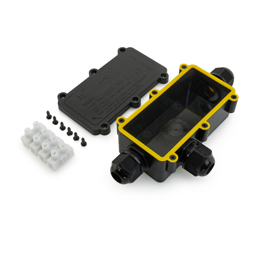 3W-JB-M686 3Way Outdoor Waterproof Cable Connector Box