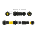 3W-YC-RGB-M684 Outdoor Waterproof RGB Connector Y Type, lightsandparts