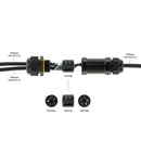 3W-YC-RGBW-M685 Outdoor Waterproof RGBW Connector Y Type, lightsadnparts