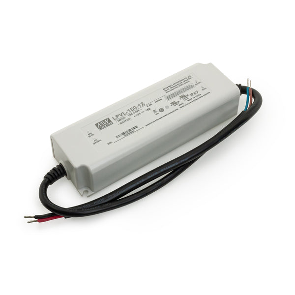Mean Well LPVL-150-12 Non-Dimmable LED Driver,12V 10A 150W, lightsandparts