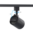 Black LED Track Light Head VBD-LW-TRB20W-5C-B-XX, 120V 20W 5CCT(2.7K, 3K, 3.5K, 4K, 5K), lightsandparts