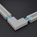 Track L shape Joiner White H-Type 0335-LJW