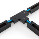 Track T shape Joiner Black H-Type 0336-TJB