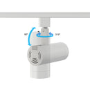 15Watt White Track Light Head Triac Dimmable 120V 3CCT 18-50Degree
