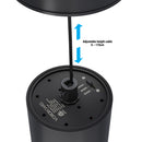 Adjustable hight Black Track Pendant Light Dimmable GD22D10A-3CCT-B, 120V 10W 3CCT 36 Degree