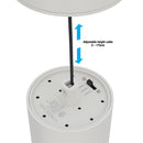 Adjustable hight white Pendant Light Dimmable TD22D10C-3CCT-W, 120V 10W 3CCT 36 Degree