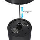 Adjustable hight Black Pendant Light Dimmable TD22D10C-3CCT-B, 120V 10W 3CCT 36 Degree