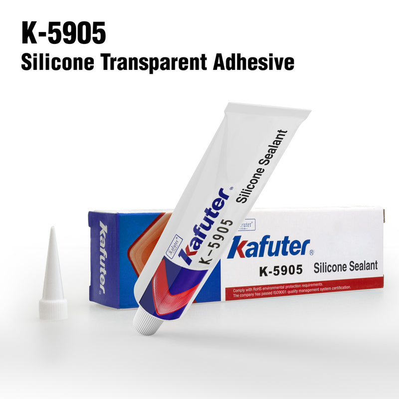 Kafuter K-5905 Silicone Transparent Adhesive (45gr) (Neon Channel Glue)